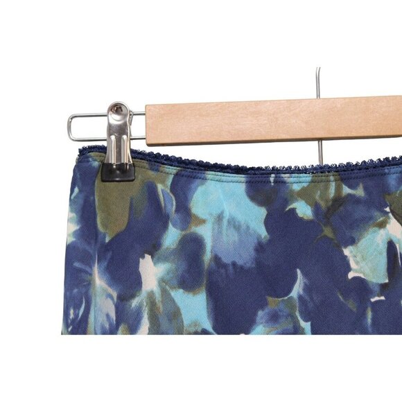 Dressbarn Skirt Size Medium Y2K Floral A-Line Flare Flowy Lightweight Grunge - Picture 5 of 10